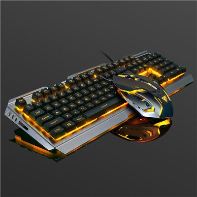 2019 NEW Gaming Keyboard Mechanical Keyboard and Mouse USB Wired RGB LED Backlit Mechanical Computer illuminated Keyboard