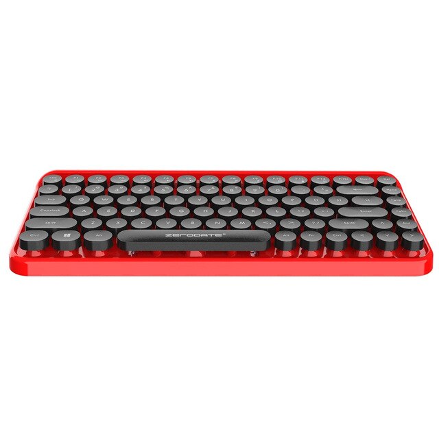 EPULA K800 2-In-1 2.4GHz Retro Style 84 Keys Wireless Keyboard Mouse Combo 1Mbps fast transmission via Mac OS systems