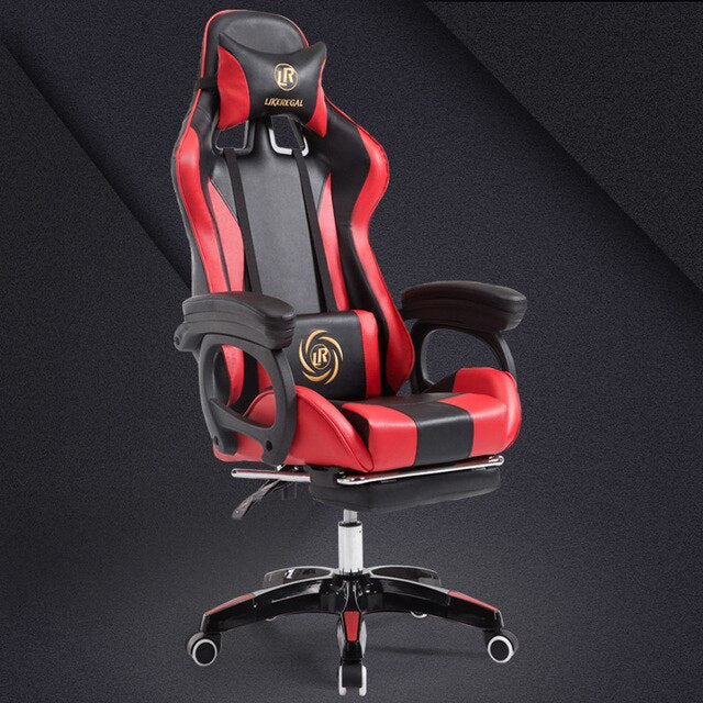 Synthetic leather Computer Household Office chairs furniture Game Internet LOL Massage Leisure gaming ergonomic kneeling chair